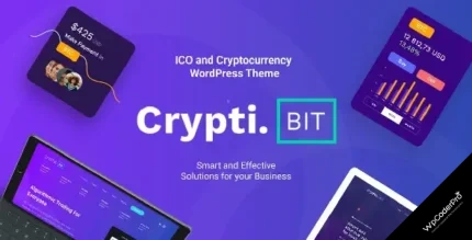 Download CryptiBIT - Cryptocurrency, ICO WordPress theme