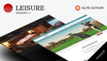 Hotel Leisure WordPress Theme 1