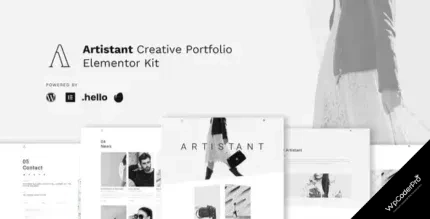 Download Artistant - Creative Photography Portfolio Elementor Template Kit