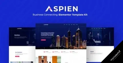 Download Aspien - Business Connecting Elementor Template Kit