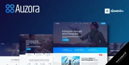 Download Auzora - Drone Aerial Photography Elementor Template Kit