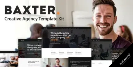 Download Baxter - Creative Agency Elementor Template Kit