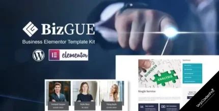 Download BizGUE - Business Elementor Template Kit