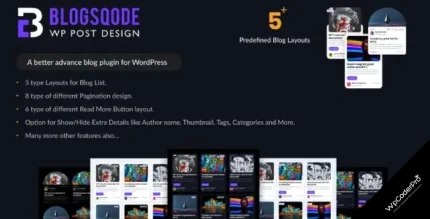 Download Blogsqode - Blog Design for WordPress Plugin