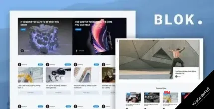 Download Blok - Blog and Magazine Elementor Template Kit