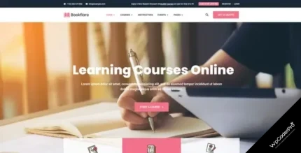 Download Bookflare – Modern Education and Online Learning Elementor Template Kit