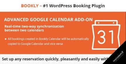 Bookly Advanced Google Calendar Addon