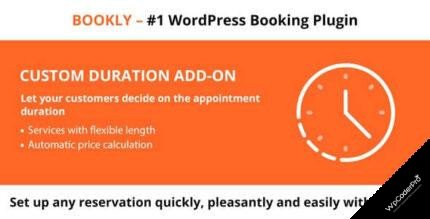 Bookly Custom Duration Addon