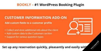 Bookly Customer Information Addon