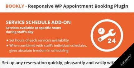 Bookly Pro Service Schedule Addon