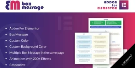 Download Box Message for Elementor WordPress Plugin