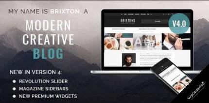 Brixton A Responsive WordPress Blog Theme
