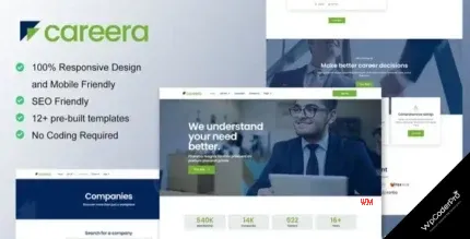 Download Careera - Recruitment Agency Elementor Template Kit