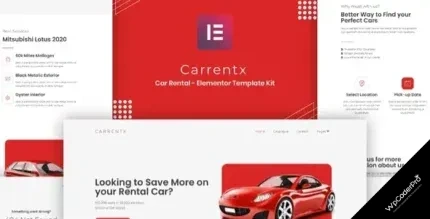 Download Carrentx - Car Rental Elementor Template Kit