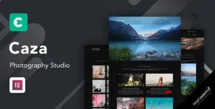 Download Caza - Photography Studio Elementor Template Kit