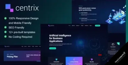 Download Centrix - Artificial Intelligence and Technology Services Eleme…or Template Kit