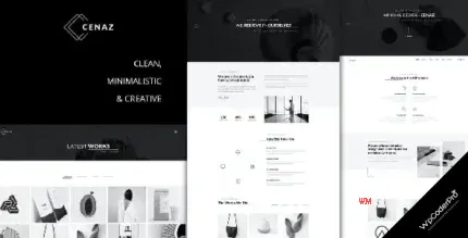 Download CEZAN - Minimal Creative WordPress Theme