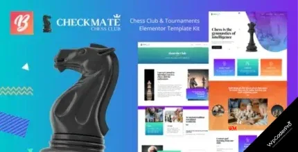 Download CheckMate - Chess Club and Tournaments Elementor Template Kit