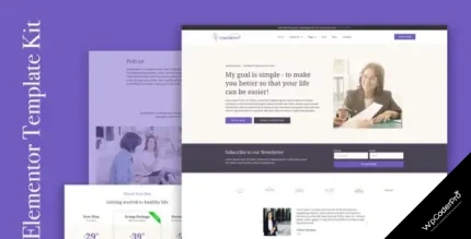 Download Coachkit - Life Coach Elementor Template Kit
