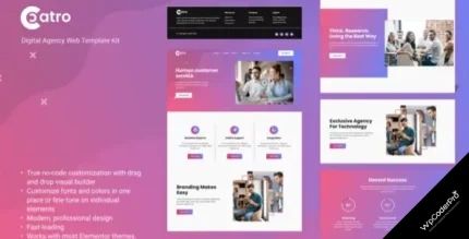 Download Coatro - Digital Agency Elementor Template Kit