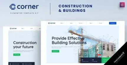 Download Corner - Construction and Building Elementor Template Kit