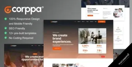 Download Corppa - Business and Portfolio Elementor Template Kit