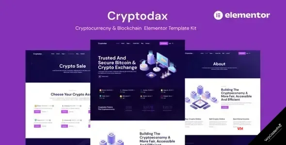 Cryptodax-Cryptocurrency-Blockchain-Elementor-Template-Kit.webp