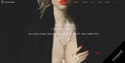 Download Custom Made  Jewelry Manufacturer and Store WordPress Theme
