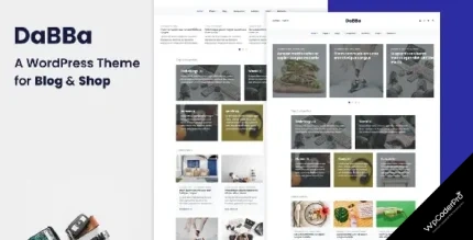 Download Dabba – A WordPress Theme For Blog and Shop WordPress Theme