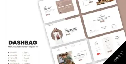 Download DashBag Fashion Store Elementor Template Kit