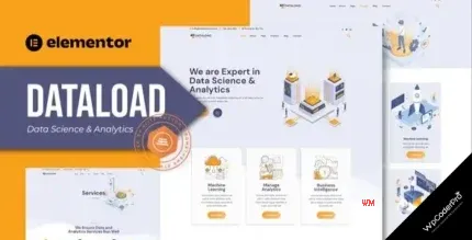 Download Dataload - Data Science and Analytics Elementor Template Kit