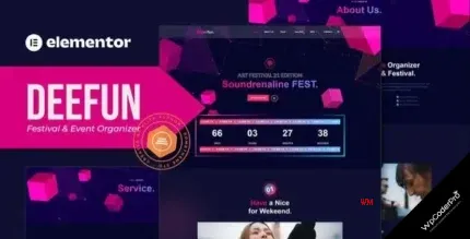 Download DeeFun - Festival and Event Organizer Elementor Template Kit