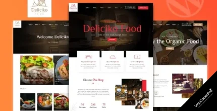 Download Deliciko - Restaurant WordPress Theme