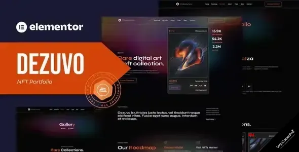 Dezuvo-NFT-Portfolio-Elementor-Template-Kit.webp
