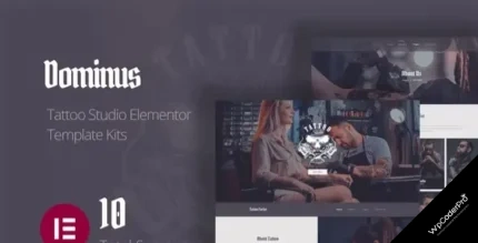 Download Dominus - Tattoo Studio Elementor Template Kits