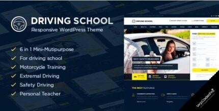 Driving School WordPress Theme
