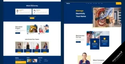Download Electo - Electricity Services Elementor Template Kit
