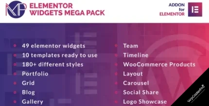 Download Elementor Widgets Mega Pack - Addons for Elementor