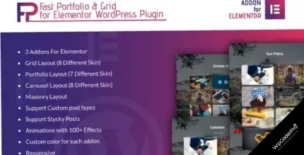 Download Fast Portfolio and Grid Elementor WordPress Plugin