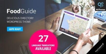 FoodGuide WordPress Theme