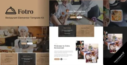 Download Fotro - Food and Restaurant Elementor Template Kit