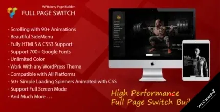 Download Full Page Switch - Addon For WPBakery Page Builder