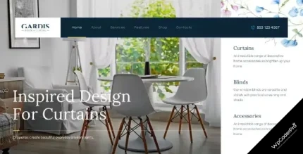 Download Gardis  Blinds and Curtains Studio and Shop  WordPress Theme