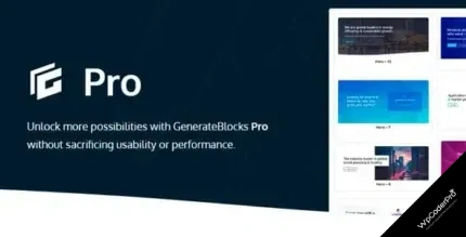 Download GenerateBlocks Pro v1.7.0
