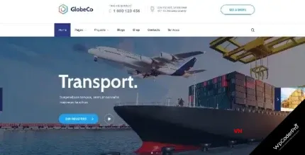 Download GlobeCo - Transportation and Logistics WordPress Theme