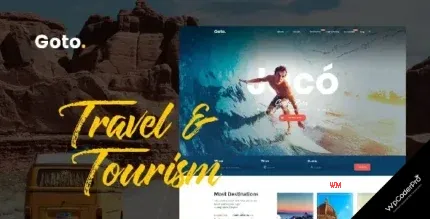 Download Goto - Tour and Travel WordPress Theme