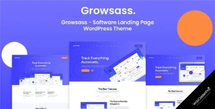 Download Growsass - Software Landing Page WordPress Theme