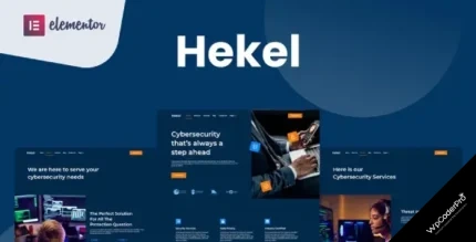 Download Hekel - Cyber Security Elementor Template Kit