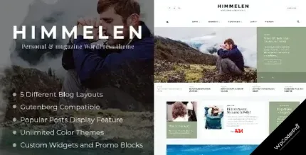 Download Himmelen - Personal Minimal WordPress Blog Theme