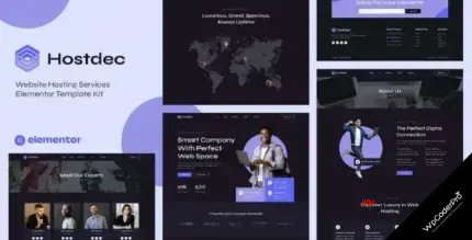 Download Hostdec - Website Hosting Services Elementor Template Kit
